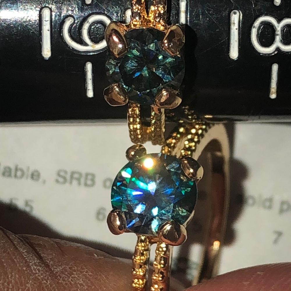 Moissanite ring 8.25